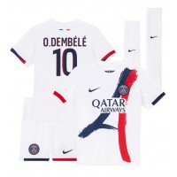 Paris Saint-Germain Ousmane Dembele #10 Gostujuci Dres za djecu 2024-25 Kratak Rukav (+ Kratke hlače)